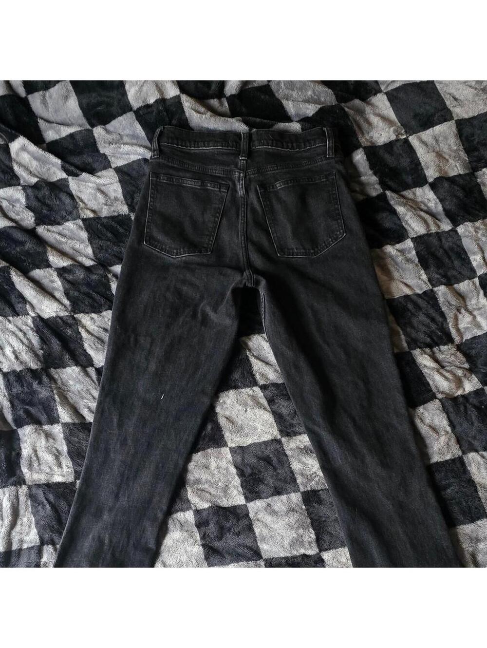 Abercrombie & Fitch The Skinny High Rise Black Jeans Size 6L - Picture 3 of 3